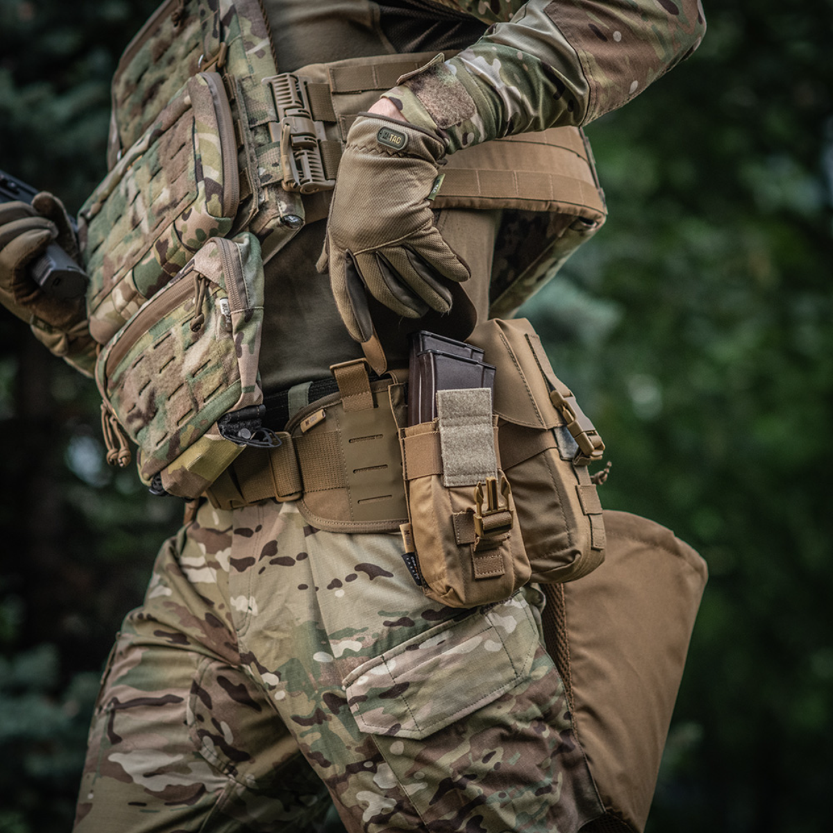 M-Tac Dobbelt Magasin Taske med Fastex Lukning