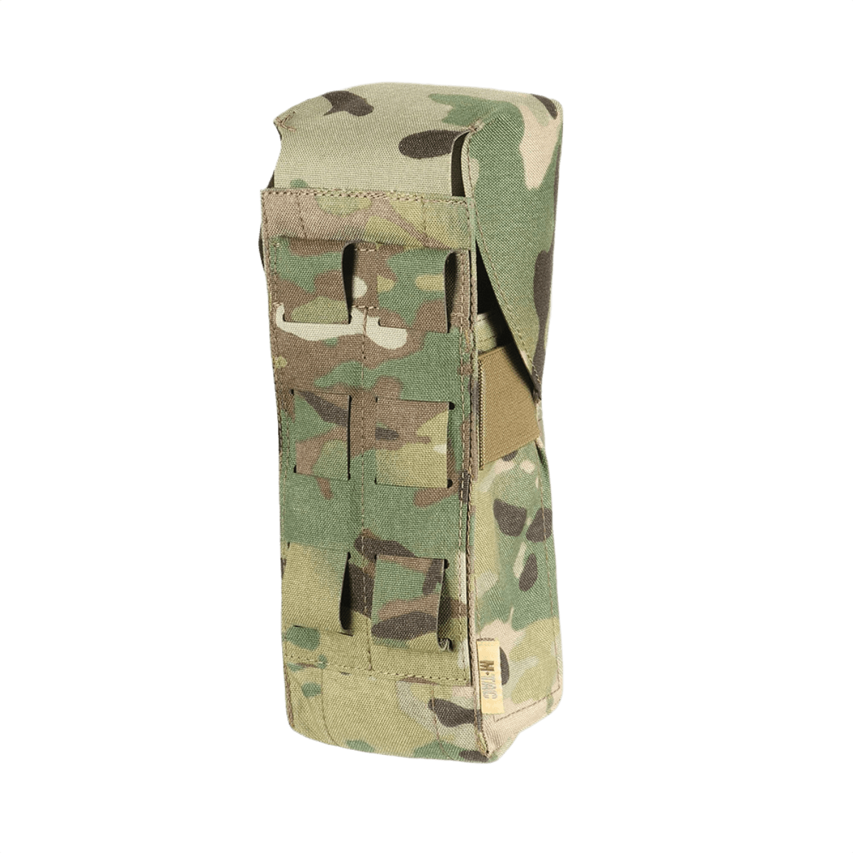 M-Tac Dobbelt Magasin Taske med Fastex Lukning i camouflage, ideel til militær og outdoor-brug.