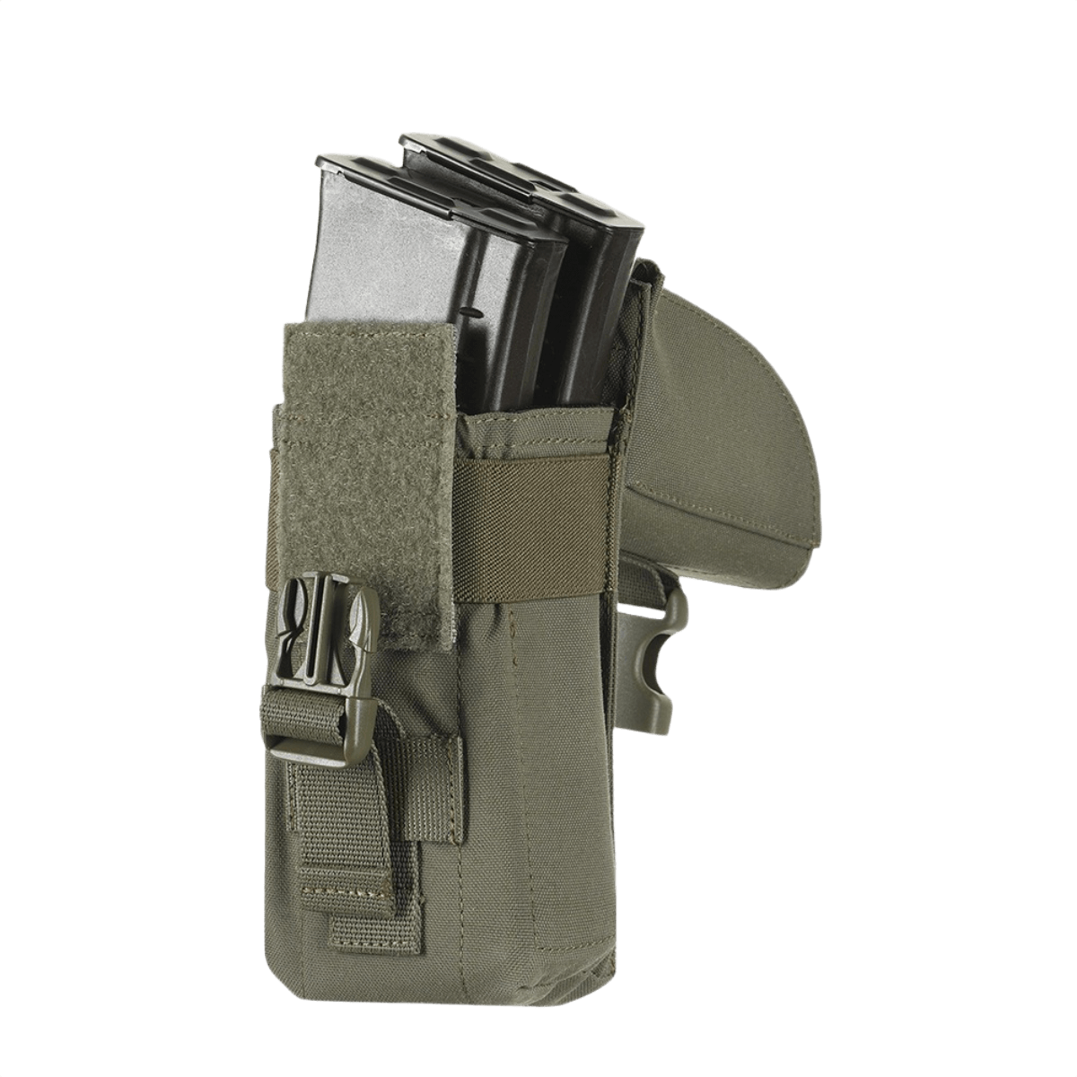 M-Tac Dobbelt Magasin Taske med Fastex Lukning til AR AK magasiner i holdbar Cordura 500D designet til militær og outdoor brug.