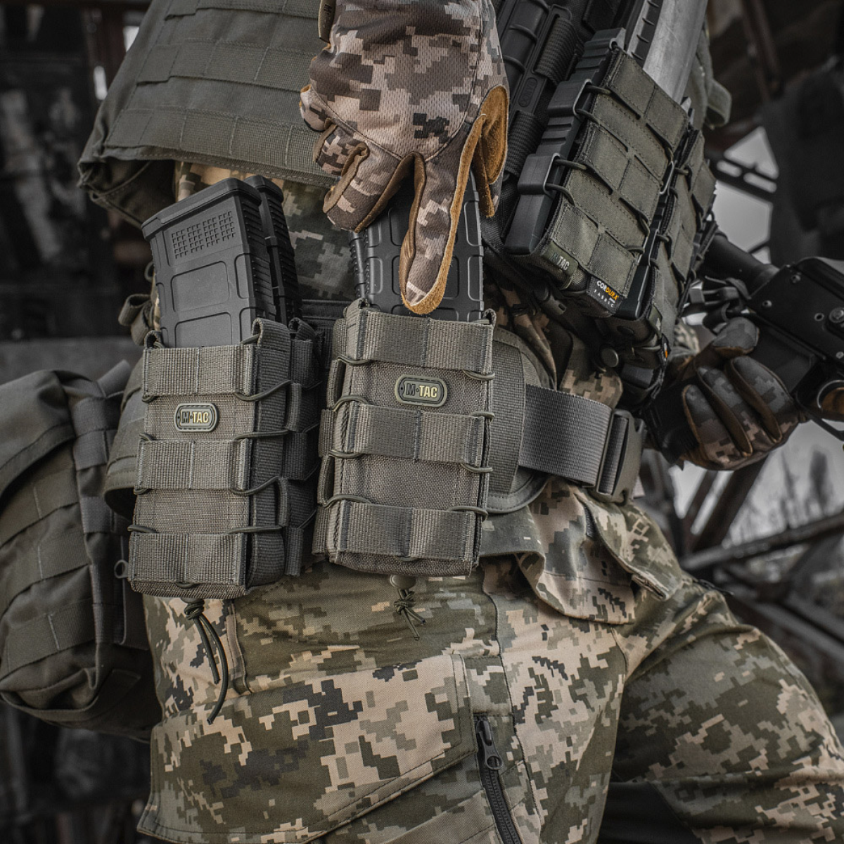 M-Tac Åben Dobbelt Magasintaske til AK