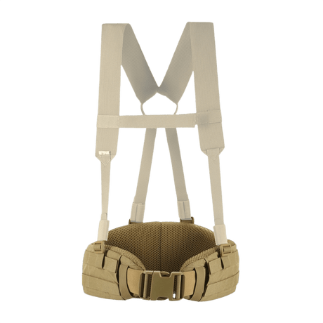 M-Tac War Belt ARMOR set forfra med holdbare Cordura 500D materialer og MOLLE-webbing til taktiske anvendelser.