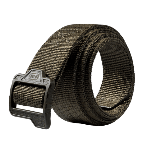 M-Tac Double Duty Taktisk Bælte Hex i sort nylon med holdbar spænde og slidstærk vævning, galleri position 1.