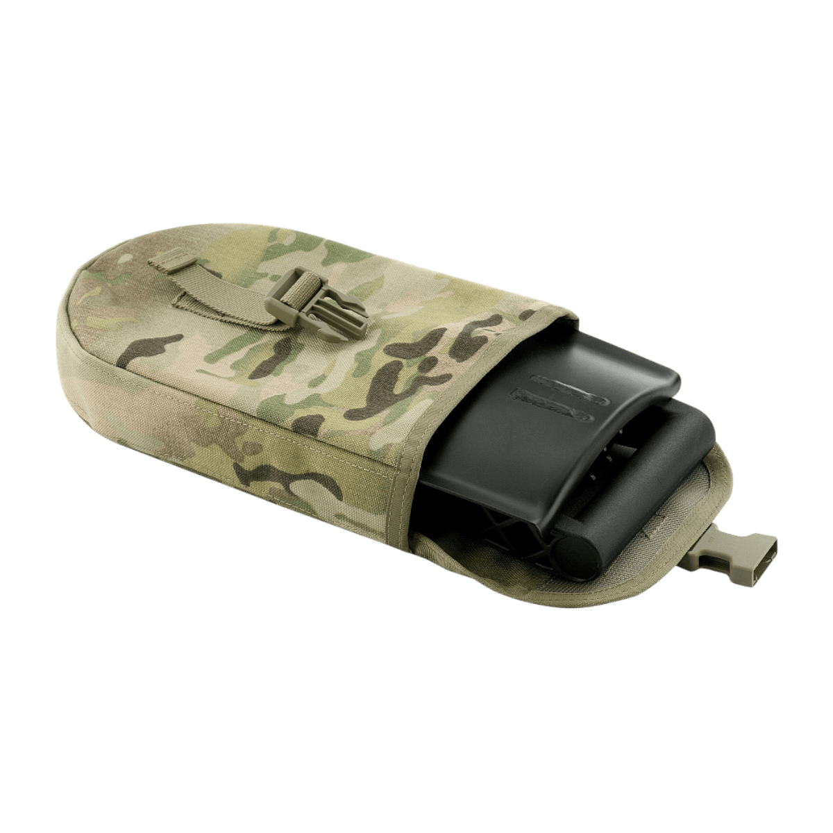 M-Tac Taske Til Foldespade – Multicam MOLLE-pouch til sapperspade, robust opbevaring til militær og friluftsliv.