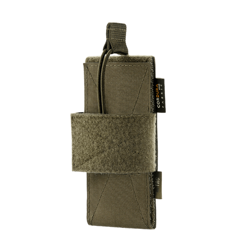 M-Tac CCW Hylster – Modulært Universal Hylster i kakhifarvet Cordura med velcro-hook, designet til diskret bæring, galleri position 1.
