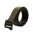 M-Tac Double Duty Taktisk Bælte i vendbart design, viser coyote side med spænde, ideel til taktiske opgaver for professionelle og entusiaster.