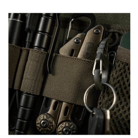 M-Tac Hook & Loop Low Profile Admin Panel i robust nylon med elastiske holdere og mesh-modul til organiseret opbevaring, galleri position 1.