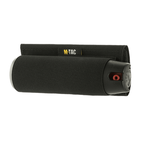 M-Tac Pepperspray-holder Gen.II i sort elastisk design til let og hurtig adgang til selvforsvarsspray