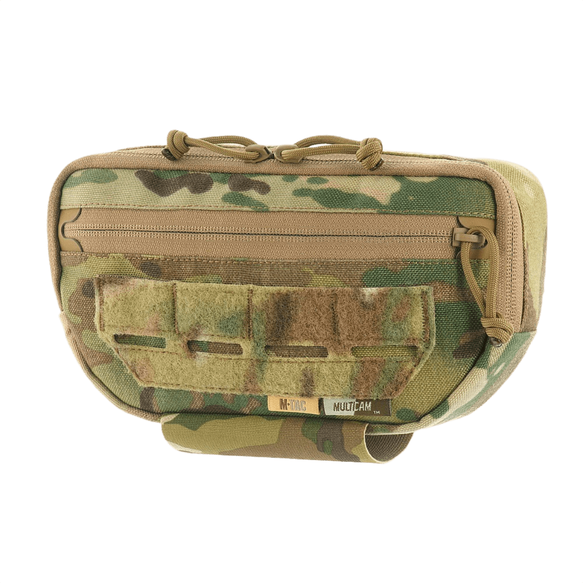 M-Tac Plate Carrier Lower Accessory Pouch Gen.II Elite i Cordura 1000D camouflage, robust og funktionel til skudsikre veste.