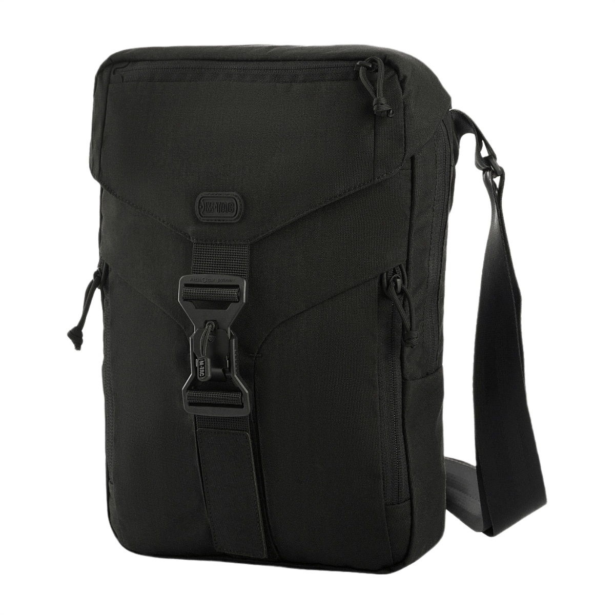 M-Tac Magnet XL Bag Elite - praktisk tablet- og skuldertaske med FidLock V-Buckle magnetlås til sikker lukning.