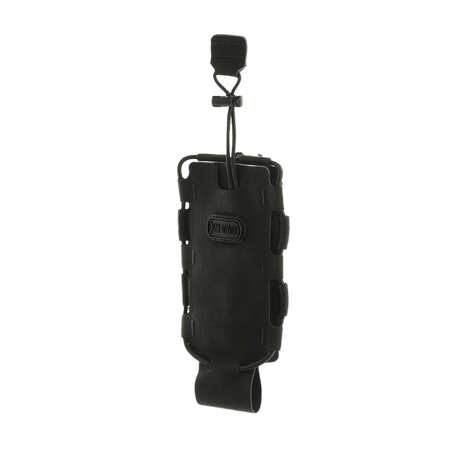 M-Tac Flaske Holder Elite med elastiske sidebånd og MOLLE-fastgørelse til flasker, lavet af Cordura 500D, set fra siden.