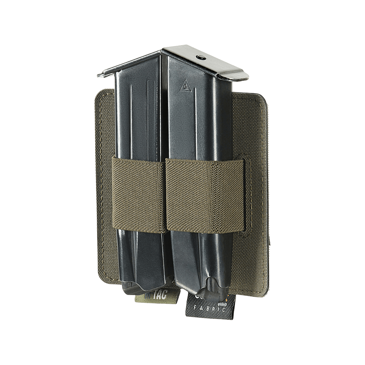 M-Tac Double Mag Pouch Hook Backed Magazine til opbevaring af pistolmagasiner med Velcro-fastgørelse, kompatibel med M-Tac tasker.