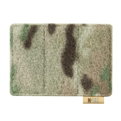 M-Tac Panel til Patches på MOLLE 120x85 i camo-design med hook & loop overflade, ideel til patches og ID-placering på MOLLE-systemer.