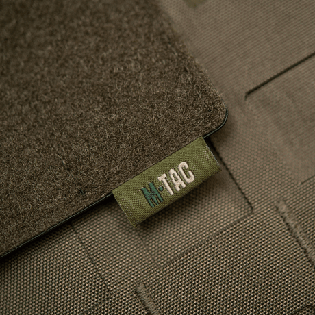 M-Tac Panel til Patches på MOLLE 80x85 med plastbase og hook & loop overflade til patches og ID.