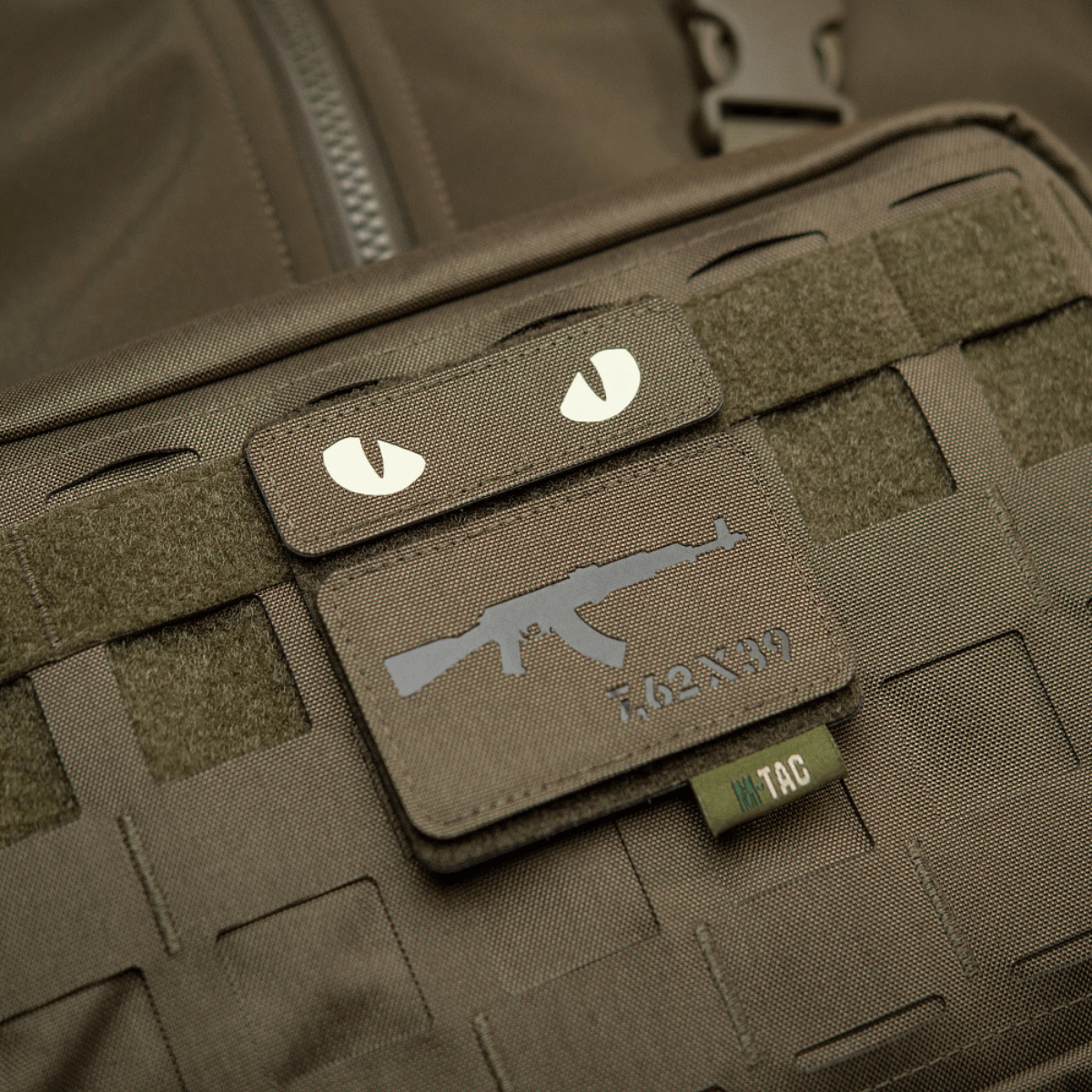 M-Tac Panel til Patches på MOLLE 80x85 med hook & loop overflade for patches og ID. Mål: 80 x 85 mm.