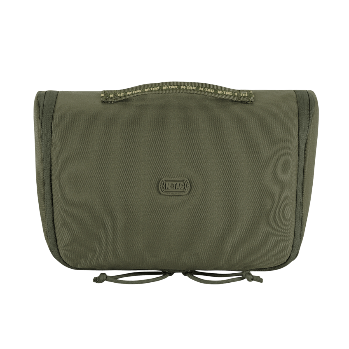 M-Tac Toilettaske i vandafvisende 600D polyester, kompakt opbevaring til tandbørste og barbering, ideel til rejser og hverdagsbrug.