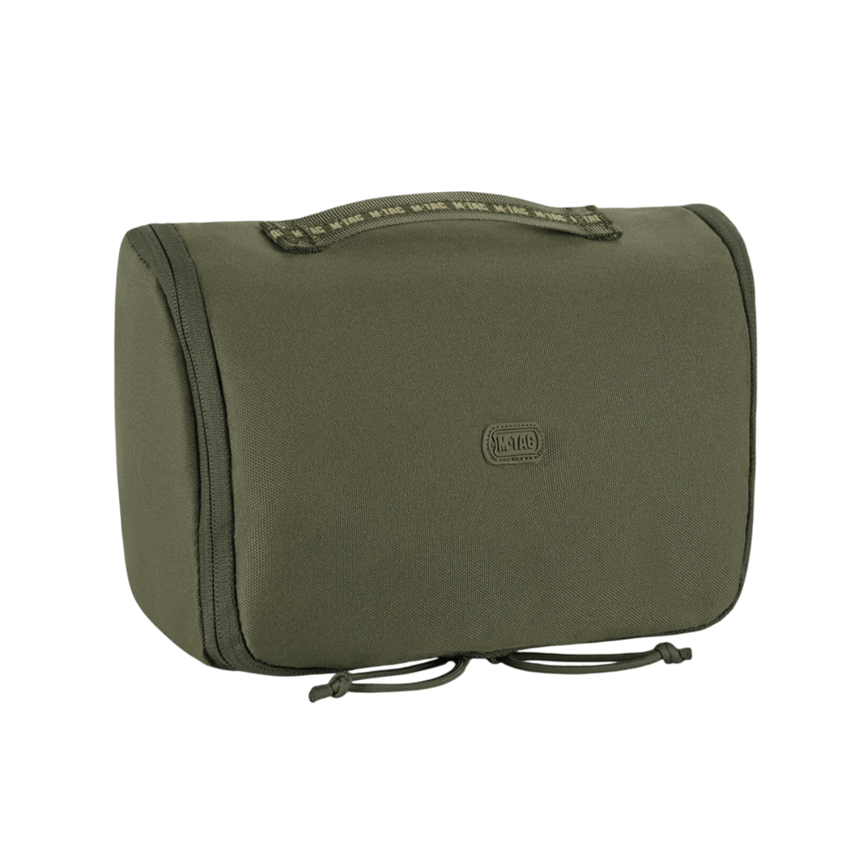 M-Tac Toilettaske i kompakt design til opbevaring, vandafvisende 600D polyester, ideel til rejsebrug. Dimensioner: 24 x 15 x 8,5 cm.