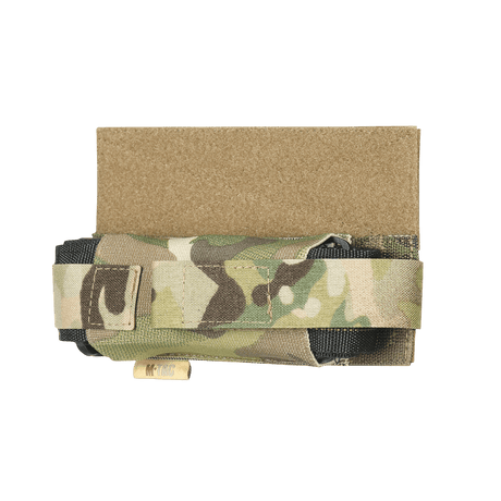 M-Tac Tourniquet Pouch Elastisk VELCRO Gen.II i camouflagefarver, lavet af robust Cordura 500D med elastik og Texcel-seler til taktisk brug.