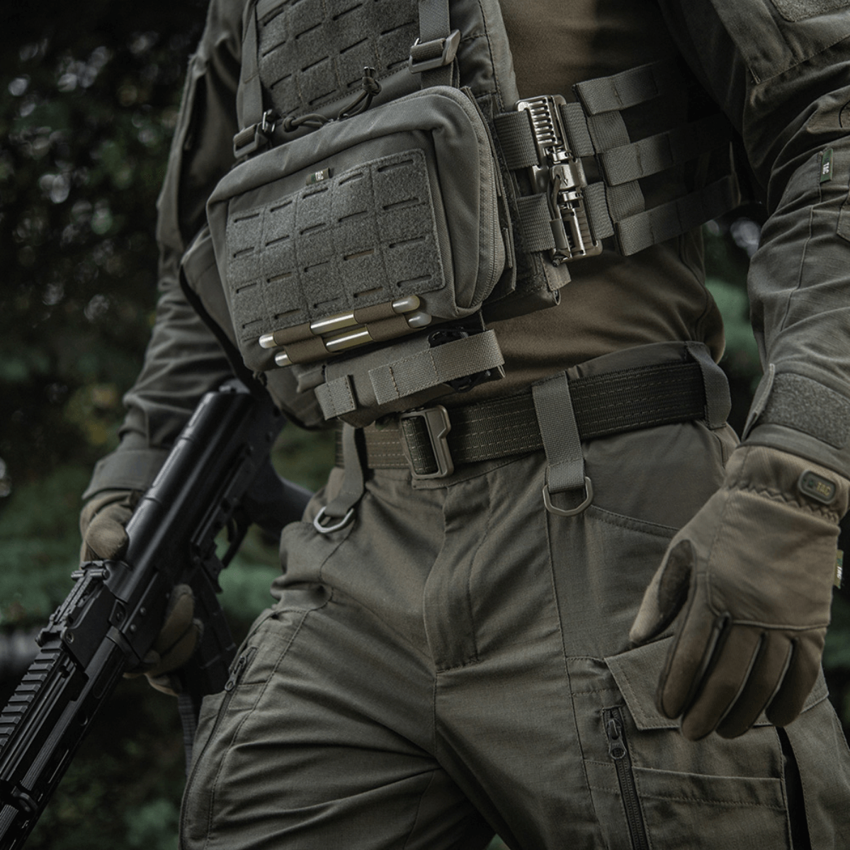 M-Tac Tourniquet Pouch Elastisk VELCRO Gen.II taktisk taske med C-A-T tourniquet adgang, lavet af Cordura 500D med Texcel-seler.