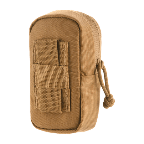 M-Tac PC Utility Pouch Elite i Cordura med MOLLE-interface og Velcro-panel. Ideel til opbevaring, farve brun, mål 13 x 6 x 3 cm.