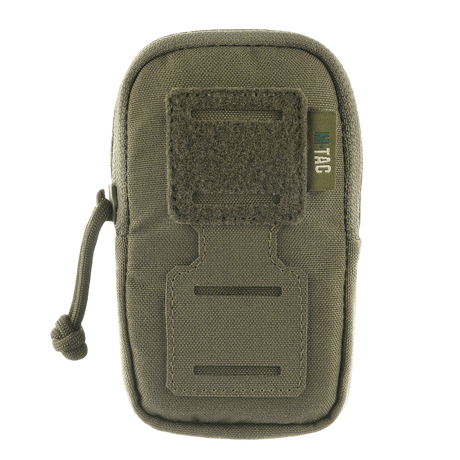 M-Tac PC Utility Pouch Elite, alsidig Cordura-pouch med MOLLE-interface til opbevaring af småting, med Velcro-panel og dræn. Mål: 13x6x3 cm.