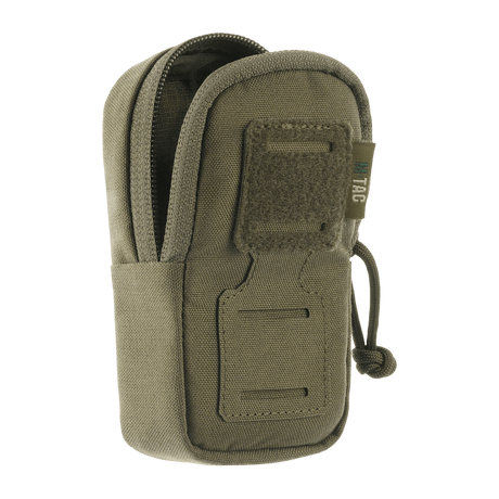 M-Tac PC Utility Pouch Elite i robust 500D Cordura, MOLLE-kompatibel med Velcro til patches, perfekt til organisering af småting.