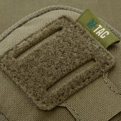 Nærbillede af M-Tac PC Utility Pouch Elite med Velcro-panel, lavet af 500D Cordura, MOLLE-interface, ideel til småting.