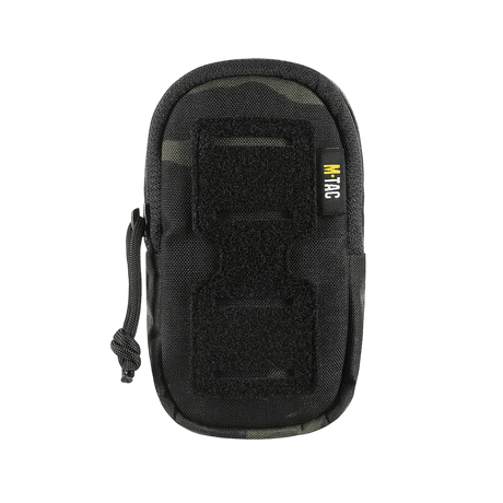 M-Tac Utility Shoulder Pouch Elite Gen.II i Cordura 500D Multicam Black med MOLLE-system og velcro-panel, mål: 13 x 7 x 4 cm.