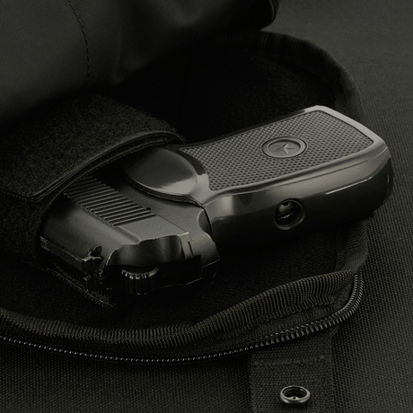 Skjult våbenrum i M-Tac Sphaera Hex Hardsling Bag med høj sikkerhed og komfort.