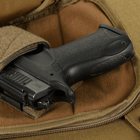M-Tac Sphaera Hex Hardsling Taske Gen.II Elite med skjult bæring af våben og lynlåssystem, i robust Cordura og Hex polyester.