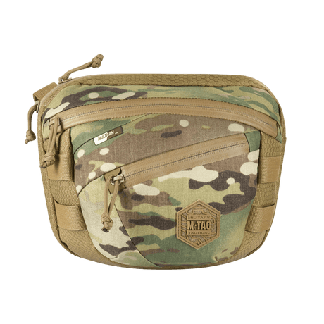 M-Tac Sphaera Hex Hardsling Taske Gen.II Elite i camouflage med justerbar rem, Cordura-materiale og skjult våbenbæringsfunktion.