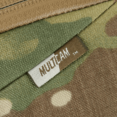 Nærbillede af M-Tac Sphaera Hex Hardsling Taske Gen.II Elite med Multicam mønster og Cordura-materiale.