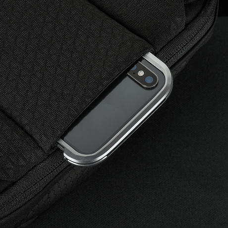 M-Tac Sphaera Hex Hardsling Taske Gen.II Elite med telefonlomme, sort Cordura, perfekt til sikker opbevaring