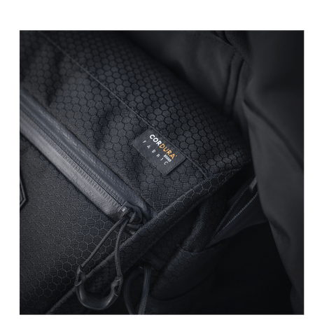 M-Tac Satellite Magnettaske Gen. II Elite Hex i sort Cordura Hex og Cordura 10 med fokus på slidstyrke og NIJ-certificering, galleri position 1.