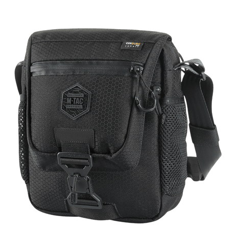 M-Tac Satellite Magnettaske Gen. II Elite Hex i sort Cordura Hex med magnetlukning, tablet-design og NIJ-certificering, gallery position 1.