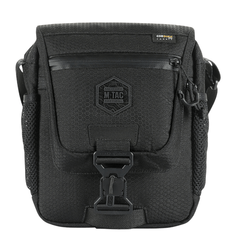 M-Tac Satellite Magnettaske Gen. II Elite Hex i sort Cordura Hex med magnetlukning, tablet-design og NIJ-certificering, galleri position 1.