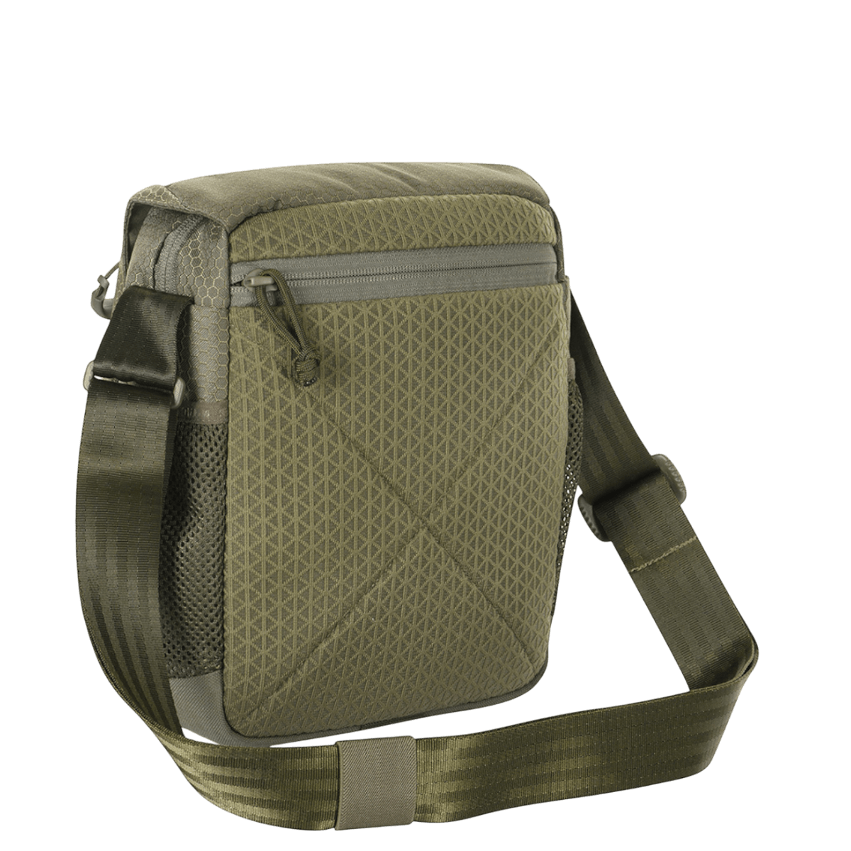 M-Tac Satellite Magnettaske Gen. II Elite Hex i slidstærk Cordura, perfekt til daglig brug og skjult bæring. Grøn multifunktionel design.