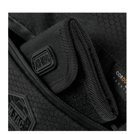M-Tac Satellite Magnettaske Gen. II Elite Hex i sort Cordura Hex med NIJ-certificering, fokus på holdbarhed og funktionalitet, galleri position 1.