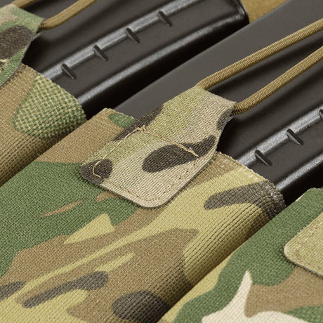 M-Tac Elastisk Triple Magazine Pouch Elite i Cordura 500D materiale med MOLLE system og plads til 3 AK/AR-magasiner