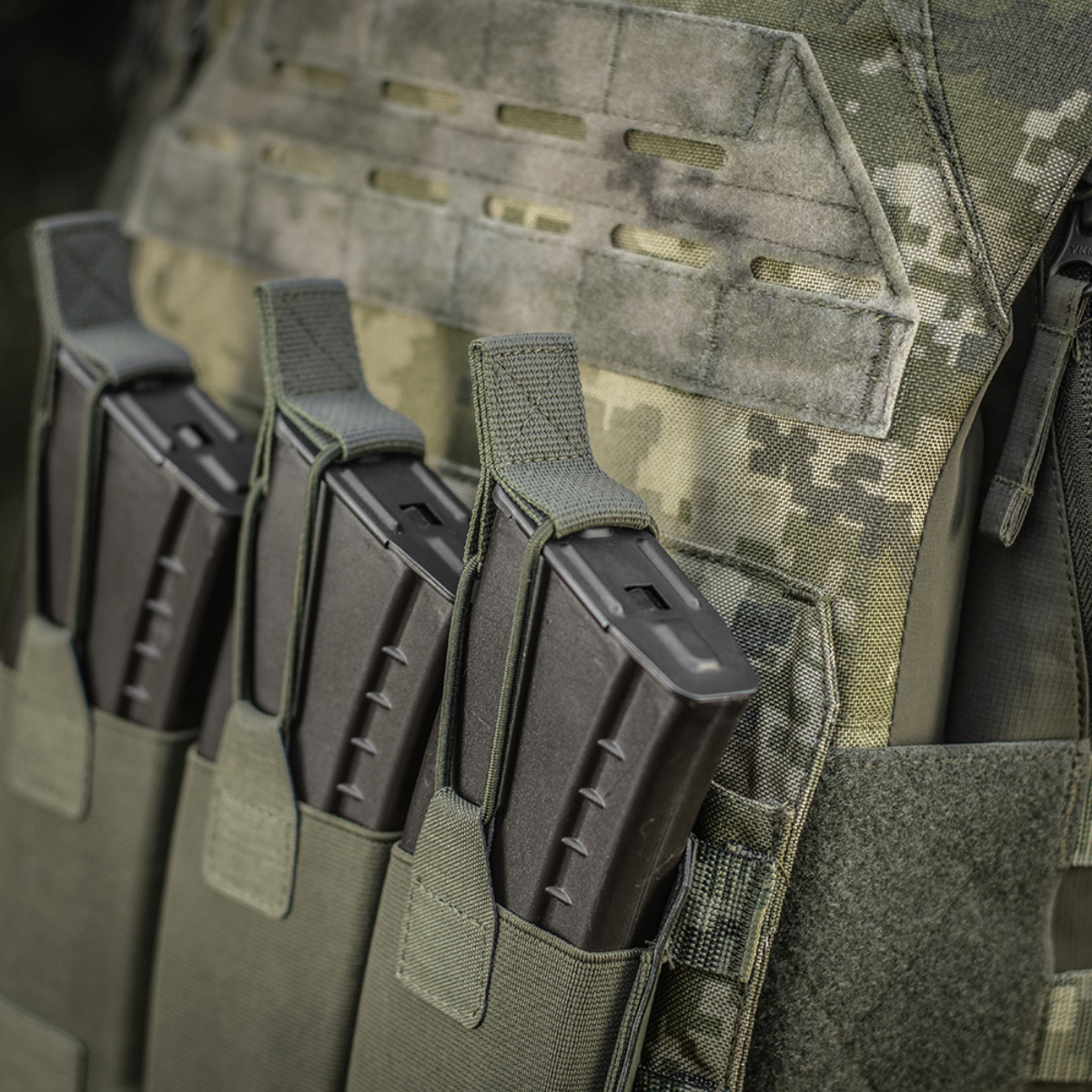 M‑Tac Elastisk Triple Magazine Pouch Elite