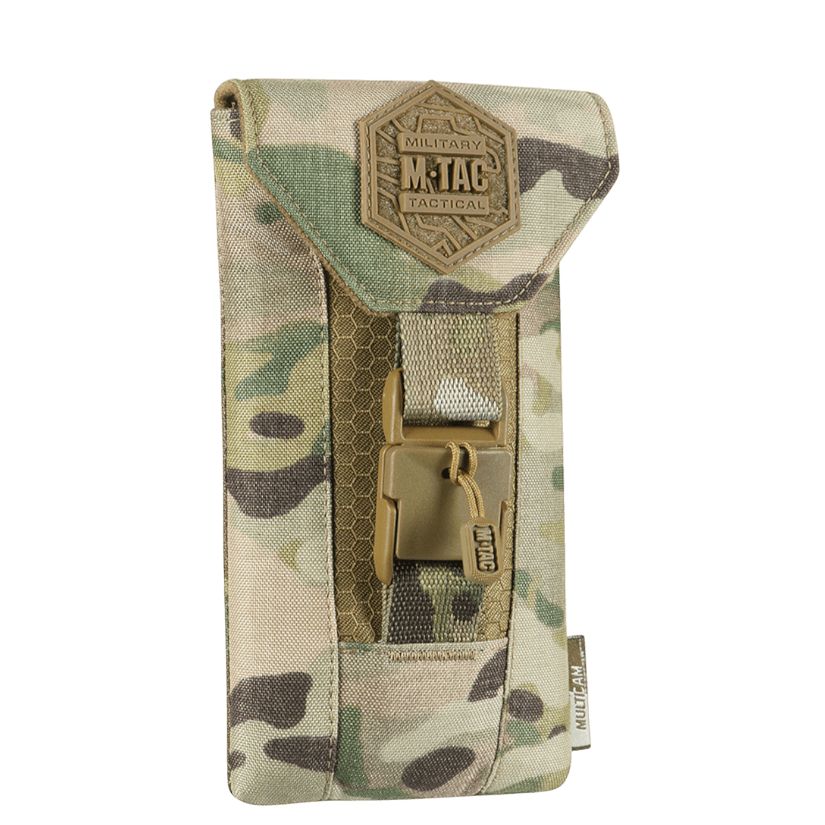 M-Tac Smartphone Lomme Elite Large Hex camouflage lomme til smartphones op til 6,5 tommer, lavet af slidstærk CORDURA HEX materiale.