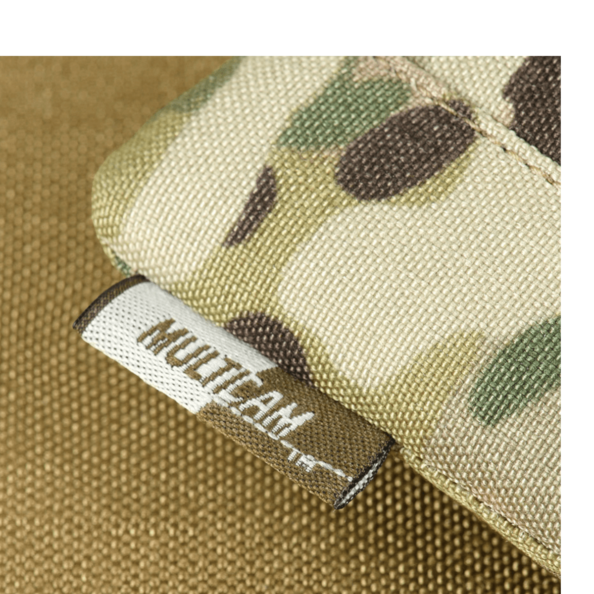 M-Tac Smartphone Lomme Elite Large Hex med holdbart CORDURA HEX materiale i camouflage design, tæt knipset label detalje.