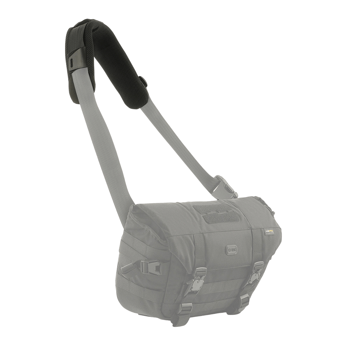 M‑Tac Skulderremspude 50 mm Elite for komfort og vægtfordeling på tasker med 3D mesh inderside.