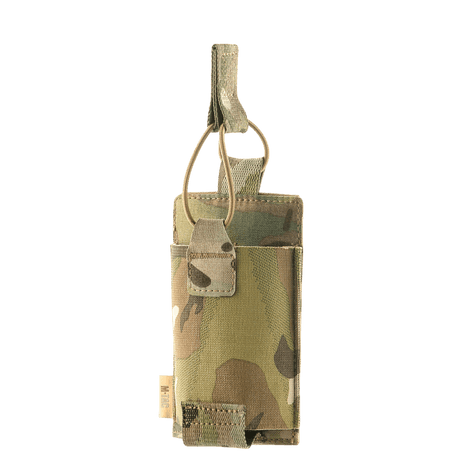 M-Tac Elastisk Lomme til 1 Magasin Elite Cordura i multicam, designet til sikker fastholdelse af magasin, galleri position 1.