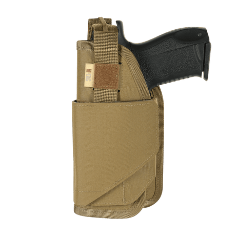 M-Tac Universal Taktisk Hylster Elite Venstre i lamineret Cordura 500D med NIJ-certificering og justerbar pasform, galleri position 1.
