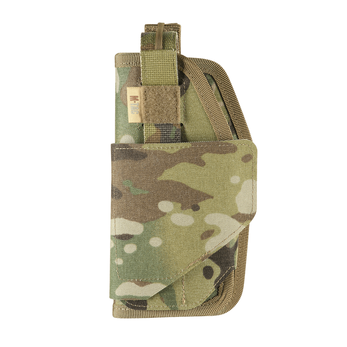 M-Tac Universal Taktisk Hylster Elite Venstre i lamineret Cordura 500D med justerbar strop og MOLLE montering til pistoler.