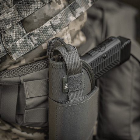 M-Tac Universal Taktisk Hylster Elite Venstre i lamineret Cordura 500D med NIJ-certificering og justerbar størrelse, galleri position 1.