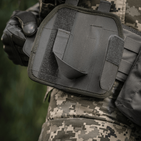 M-Tac Universal Taktisk Hylster Elite Venstre i lamineret Cordura 500D med justerbar pasform og NIJ-certificering, galleri position 1.