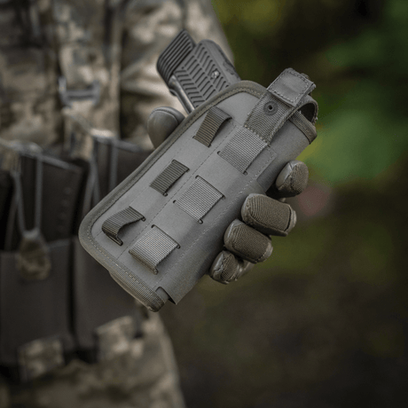 M-Tac Universal Taktisk Hylster Elite Venstre i lamineret Cordura 500D med justerbar størrelse og NIJ-certificering, galleri position 1.