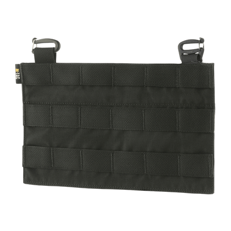 M‑Tac Front Panel til Cuirass QRS med MOLLE-system, Cordura 500D materiale og Woojin hardware, designet til militært brug.