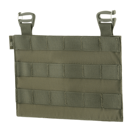 M‑Tac Front Panel til Cuirass QRS i Cordura 500D med MOLLE-stropper, ideel til militært brug og hurtig fastgørelse på udstyr.